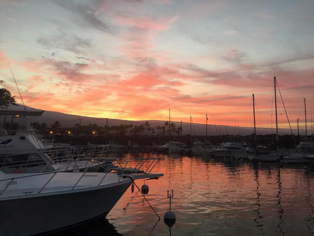 Big Island Harbor at Sunset
