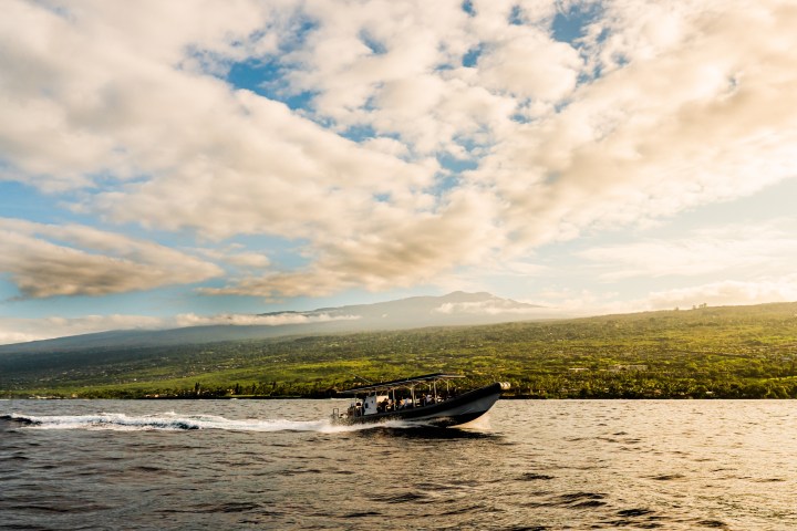 a boat on a body of water